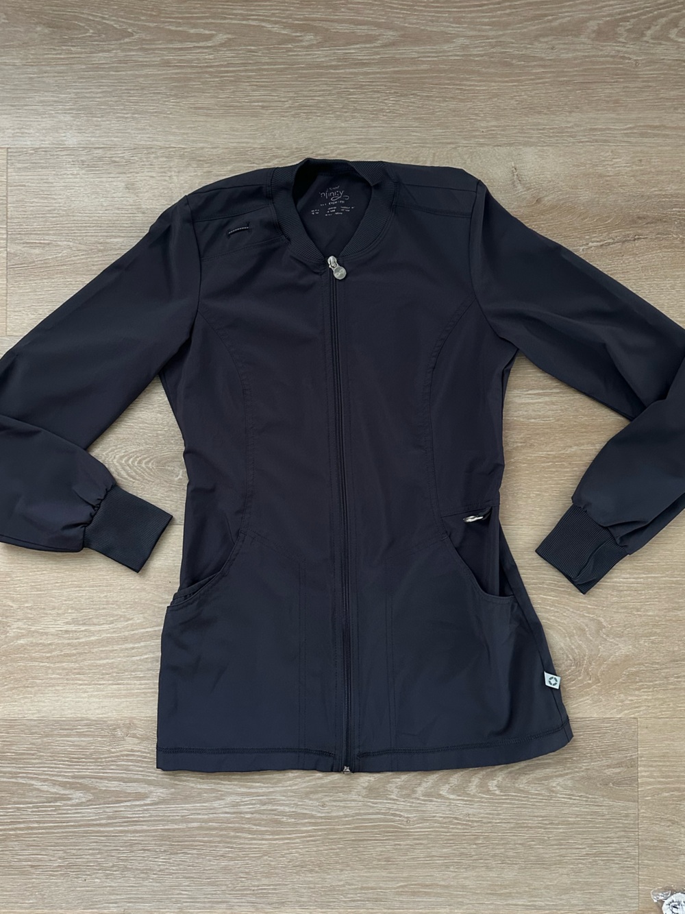 Cherokee Infinity Scrub Jacket Pewter XXS